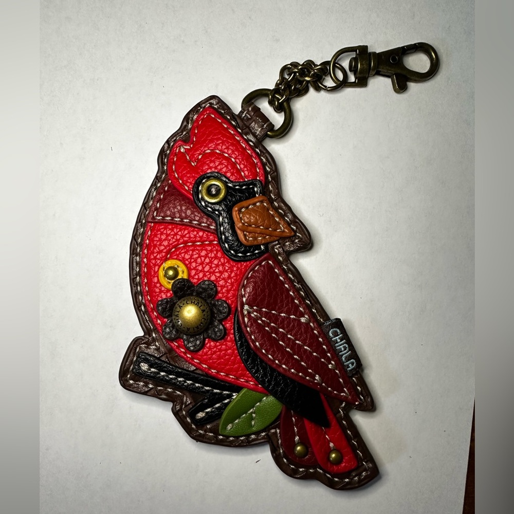 Chala cardinal bag charm